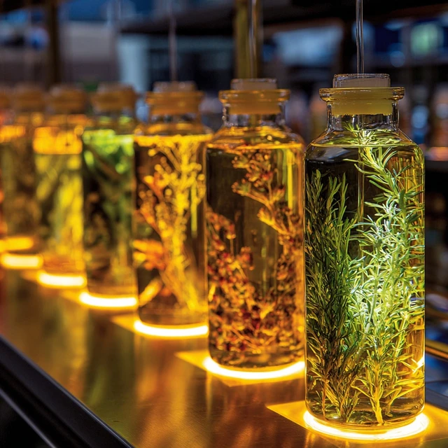 Herbal Extraction Process Lab Setting
