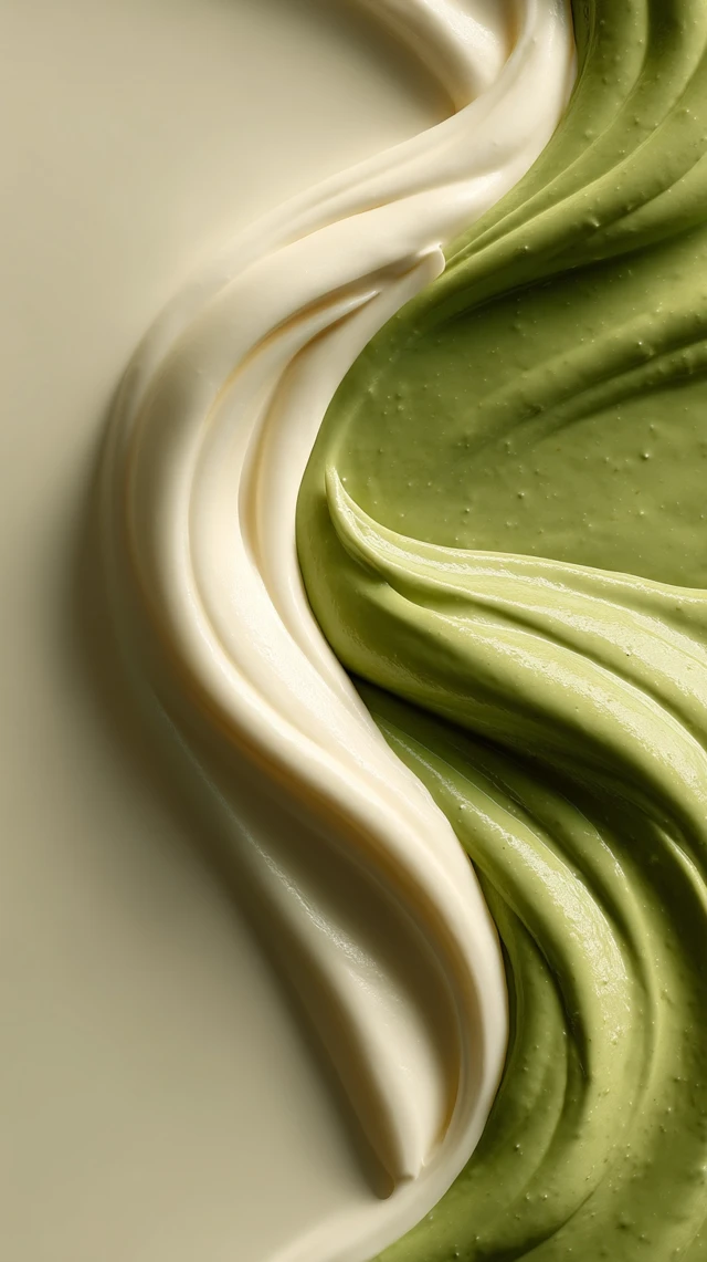 Creamy Sauces Swirling: Macro Food Photography