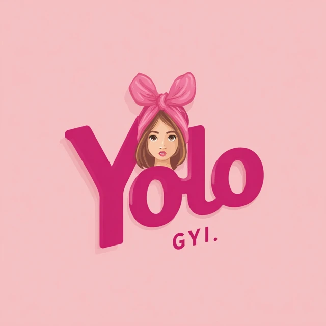 Yolo Logo Design Girlish Shop