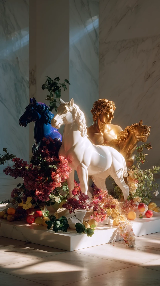 Ancient Sculpture by Jeff Koons, Elegant Art