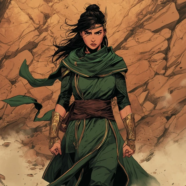 Marvels Shi ar Warrior in Action