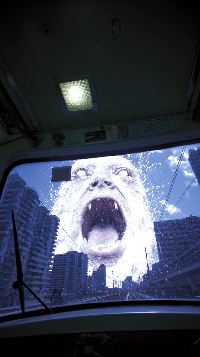 SciFi Monorail Nightmare Cityscape