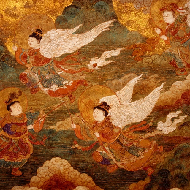 Dunhuang Immortals Painting - Chinese Classical Art