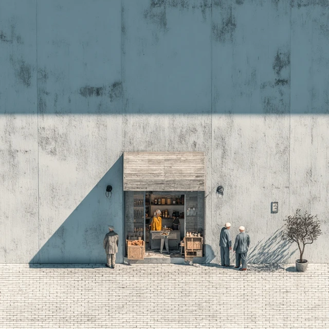 Store Scene Isometry Photography