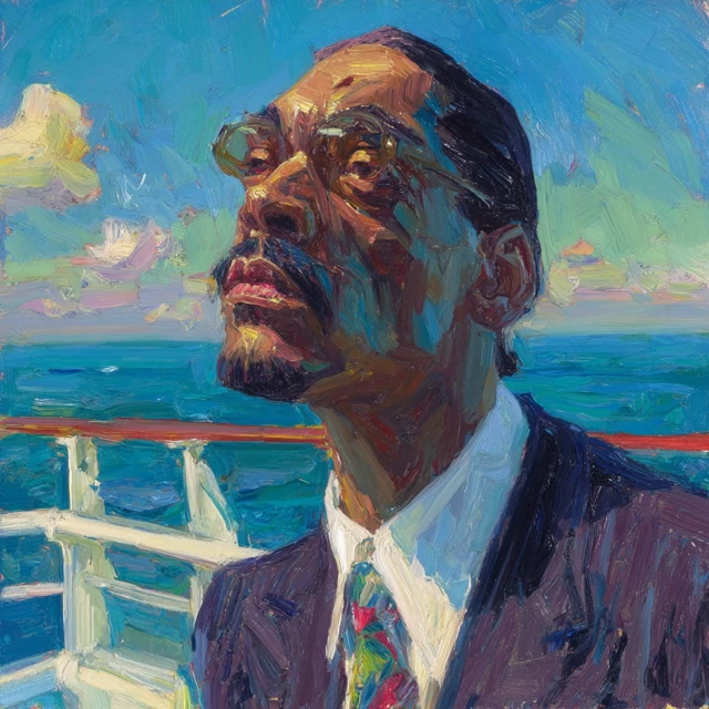 Snoop Dogg on the Titanic Painting by Wayne Thiebaud