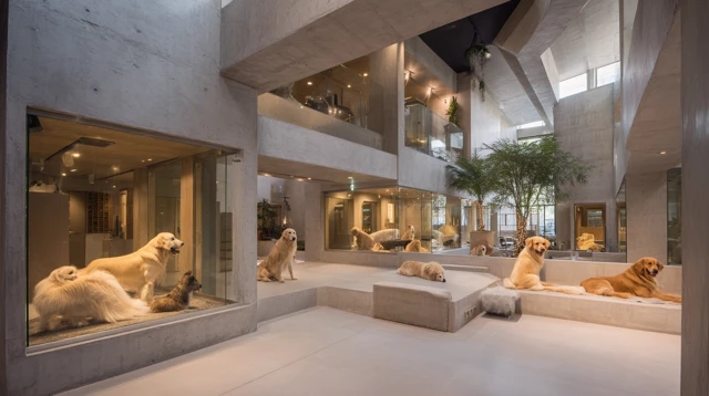 Luxury Pet Emporium Interior Design