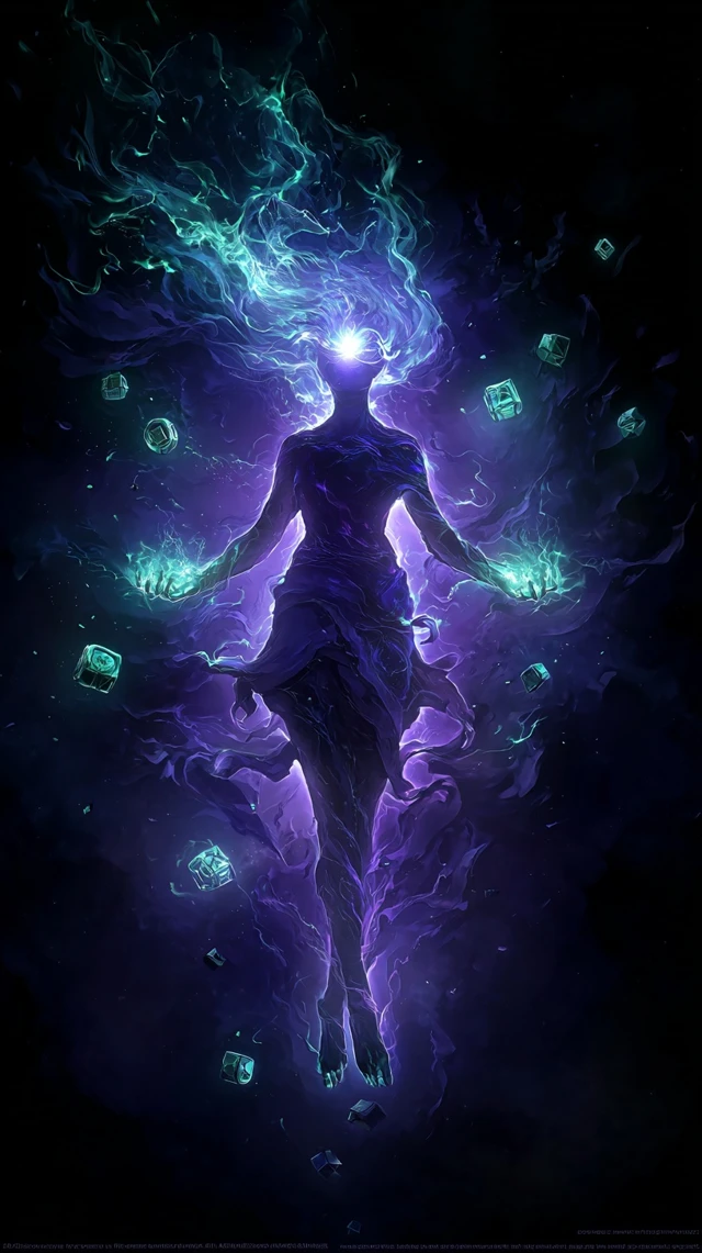 Cosmic Goddess of the Beyond Universe Art