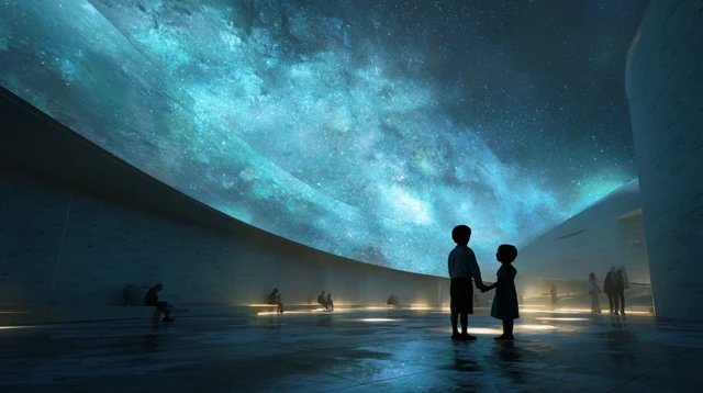 Milky Way Interior Tadao Ando Style