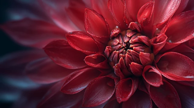 Red Flower Macro Photography