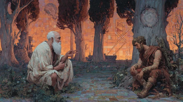 Plotinus and the Wanderer Sage Greek Mythology