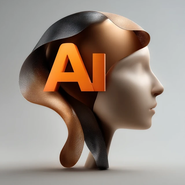 AI Logo Design Futuristic Minimalist 3D