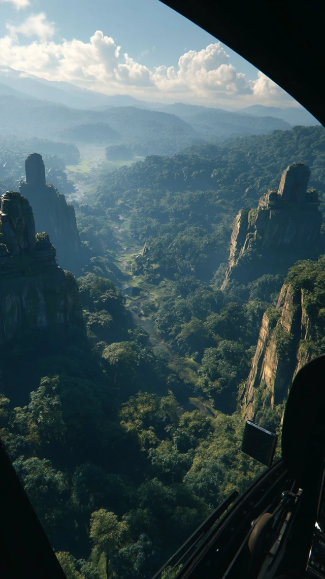 Ancient Sphinxes in a Tropical Rainforest