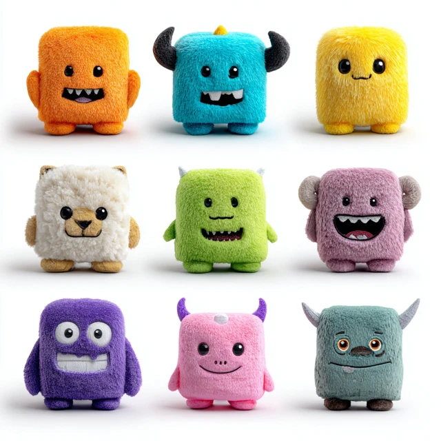 Cute Monster Plush Collectibles
