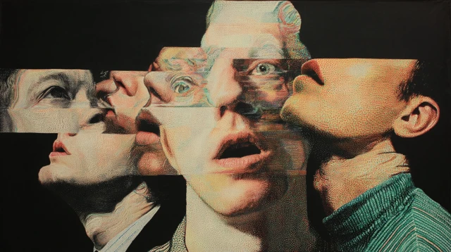 Distorted Portraits by Pierre Saba Psychological Art