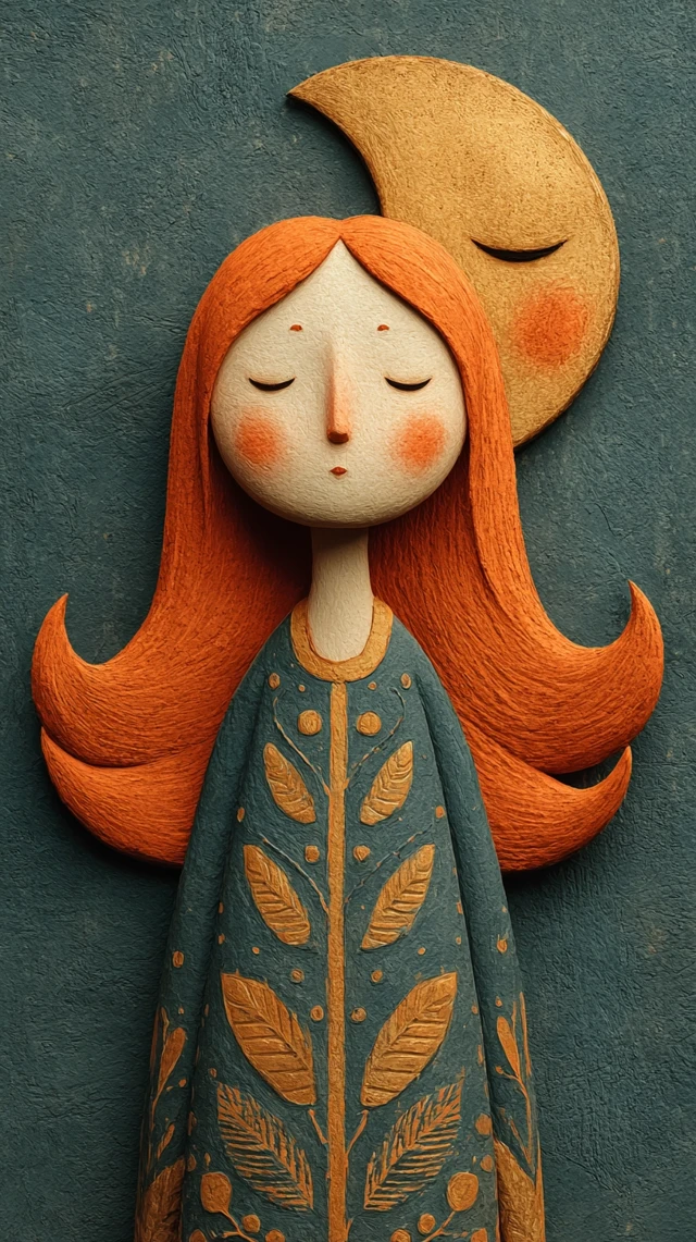 Cute Sun Character Art with Soft Colors