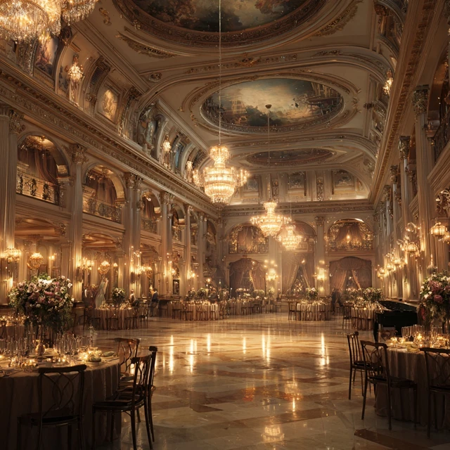 Evening Ballroom Neoclassical Interior Design