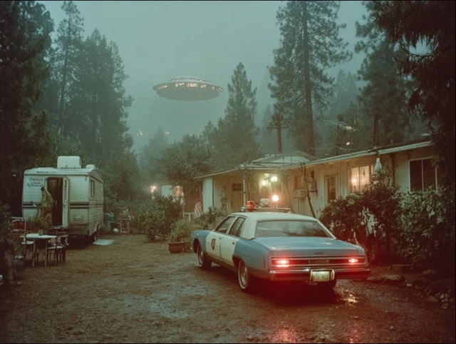 ETs Farewell A Retro SciFi Scene