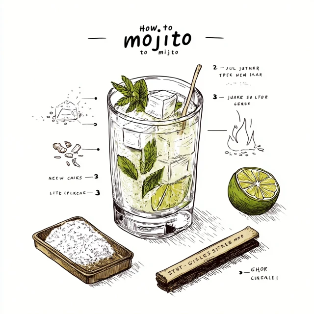 Mojito Recipe Illustrated Drink Guide
