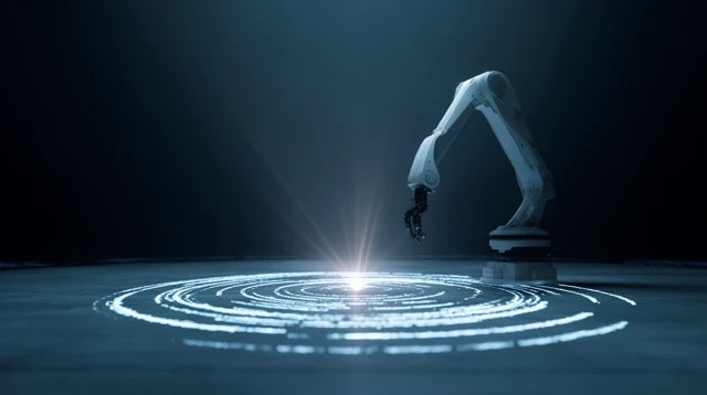 AI Robotic Hand Creates Digital Code