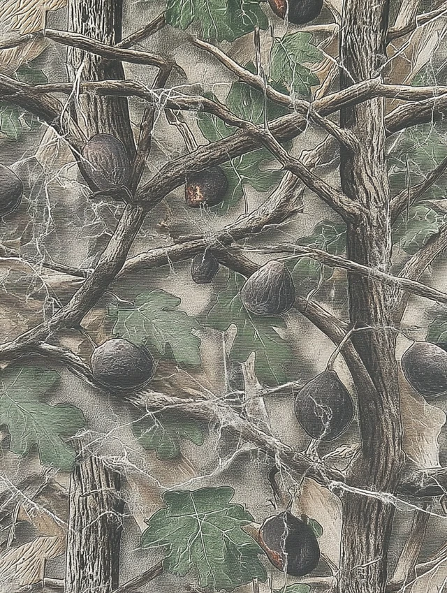 Fig Tree Camouflage Pattern Nature Art