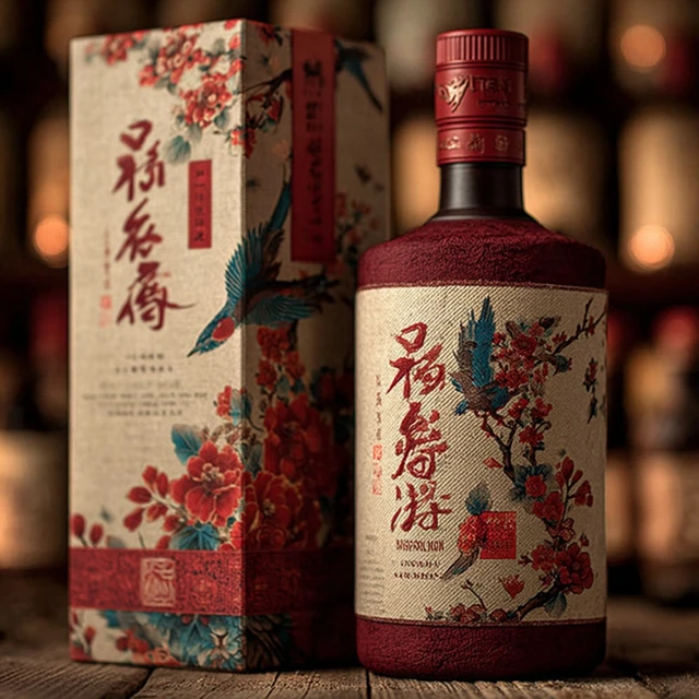 Chinese Wine Packaging Design Photography