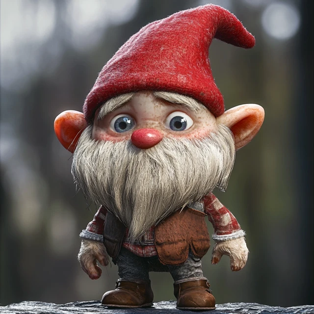 3D Gnomie for Video Game Character