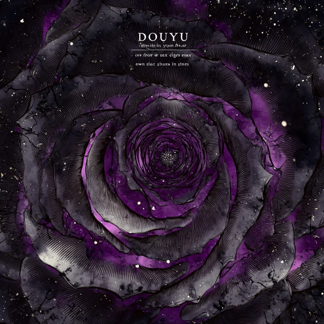 Mysterious Eye Art Dark Purple Texture