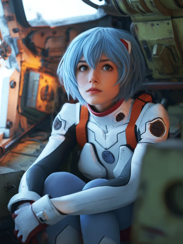 Rei Ayanami Cosplay Ultra Realistic Evangelion