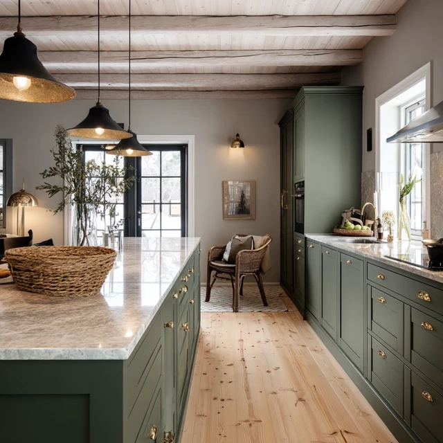 Swedish Farmhouse Kitchen Design Ideas