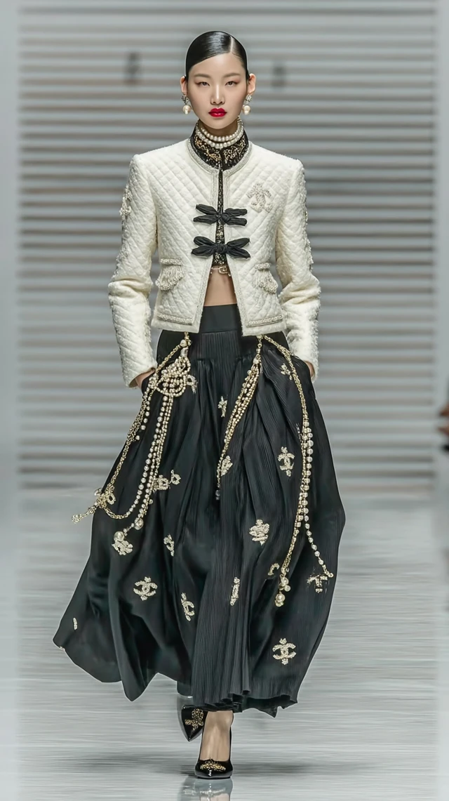 Chanel-Inspired Hanbok on Runway: Fashion Fusion