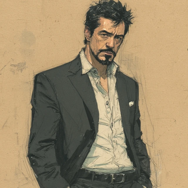 Tony Stark Concept Art