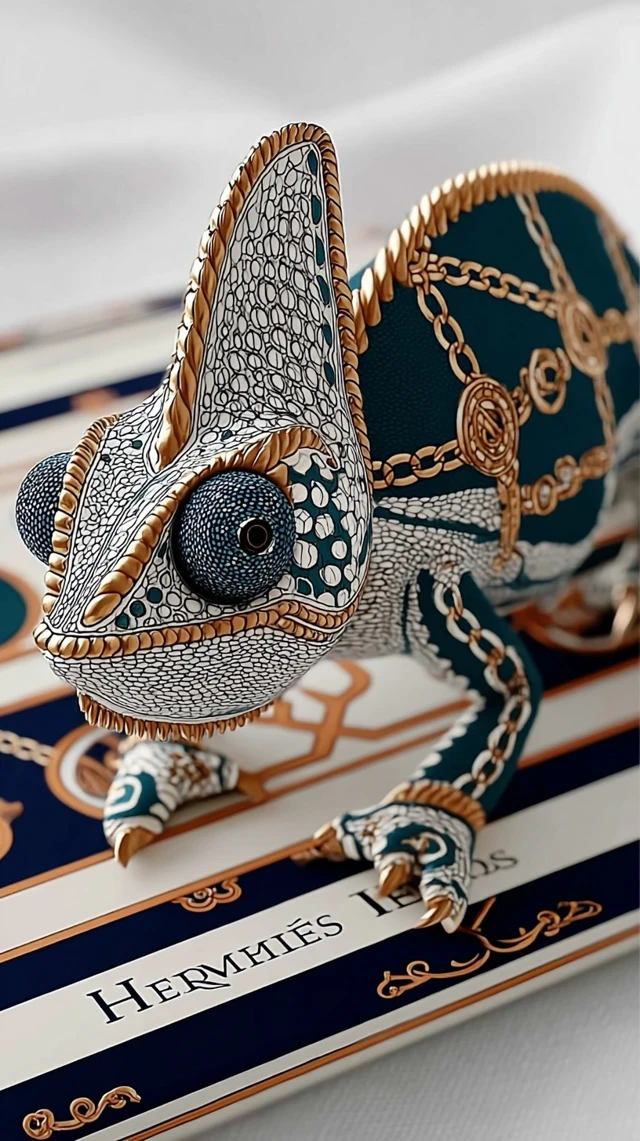 Hermes Chameleon High Fashion Elegance