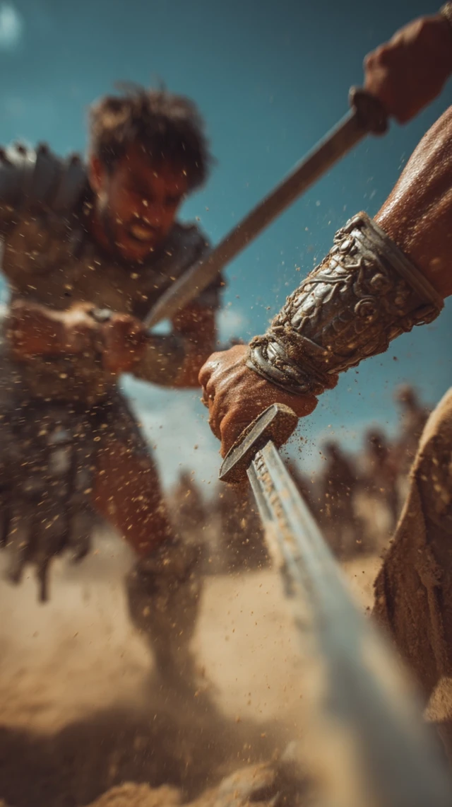Gladiator Sparring Intense First Person View