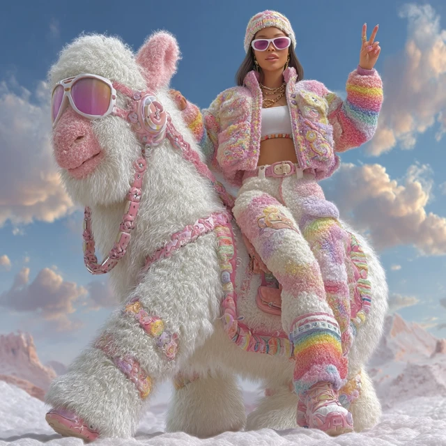 Lisa Frank Fashion Unicorn Dream