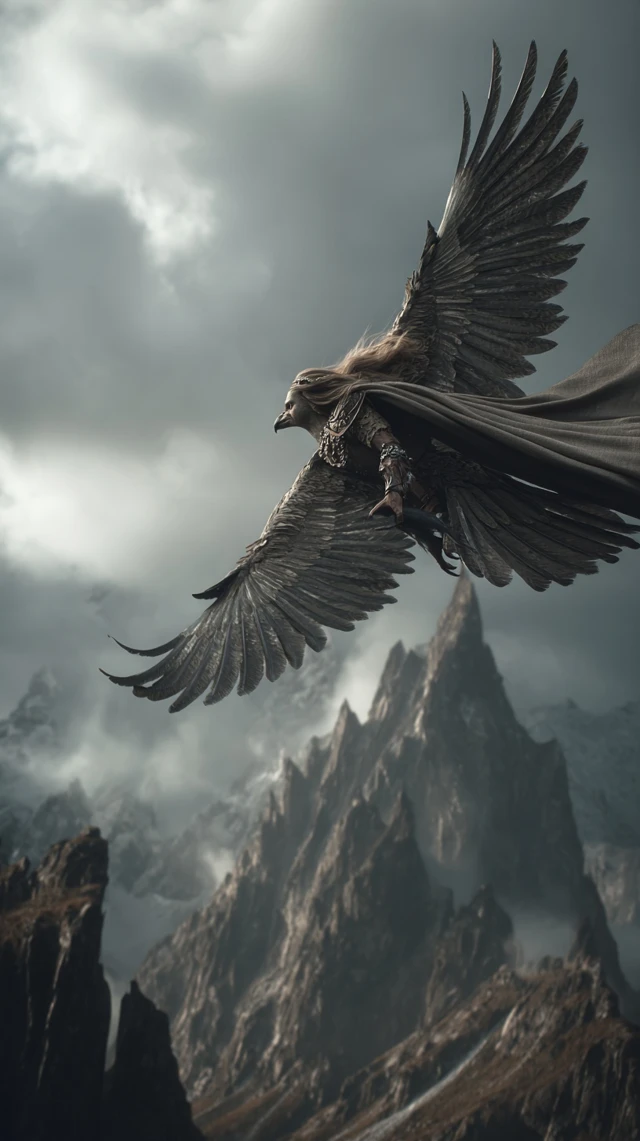 Freyja Soaring Goddess Norse Mythology
