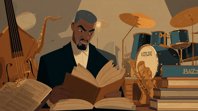 Bible Study Jazz Art Jacob Lawrence Style