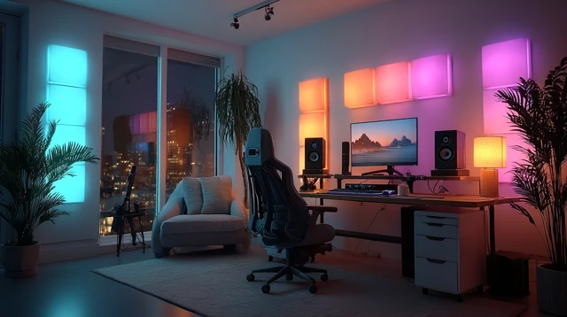 YouTube Studio Background: Minimalist Recording Setup