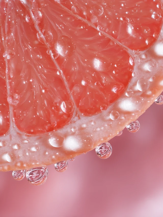 Grapefruit Macro Photography Water Droplets