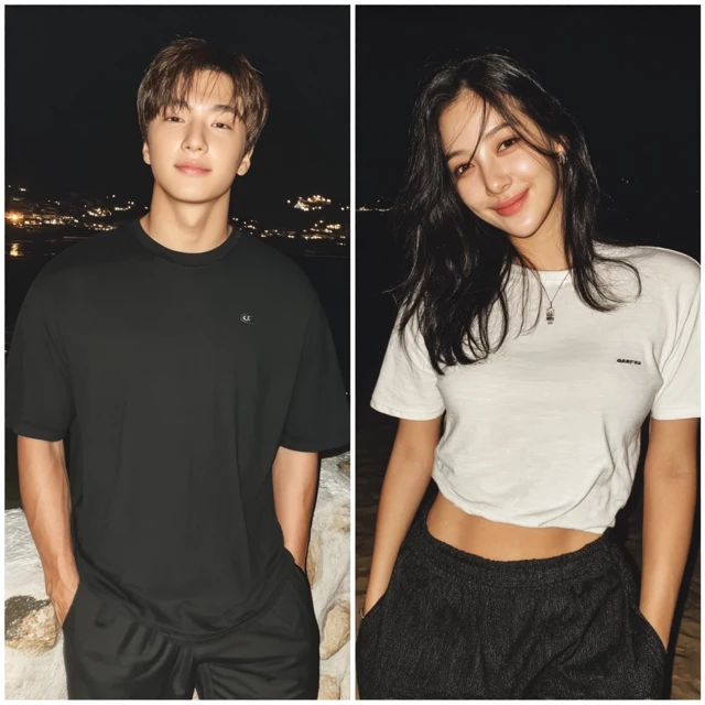 Korean Couple Photos: Handsome Boy and Beautiful Girl