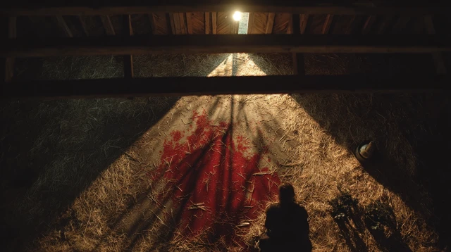 Barn Crime Scene Moody Atmosphere