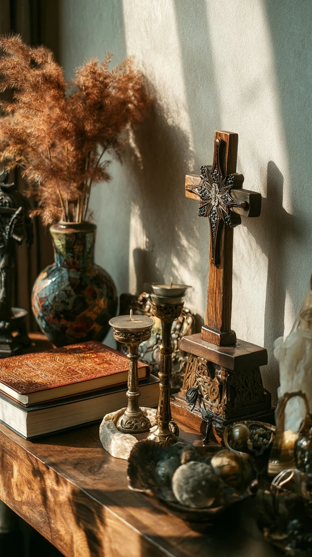 Wooden Christian Decor Set for Home