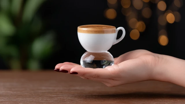 Crystal Ball Coffee Concept Product Photography
