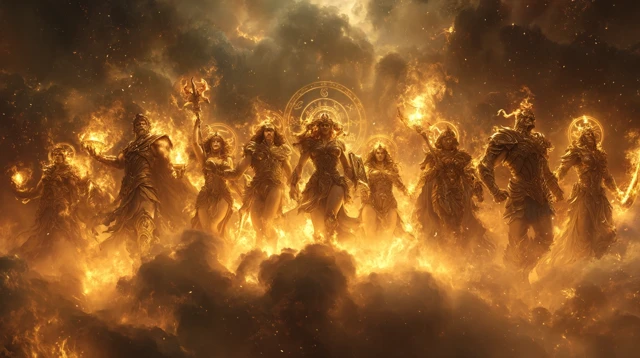 Celestial War of the Zodiac Gods Divine Showdown