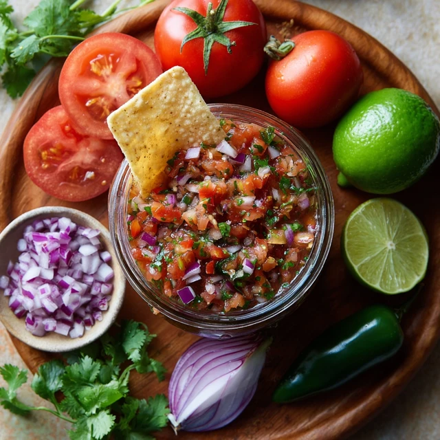 Fresh Pico de Gallo Recipe Delicious Ingredients