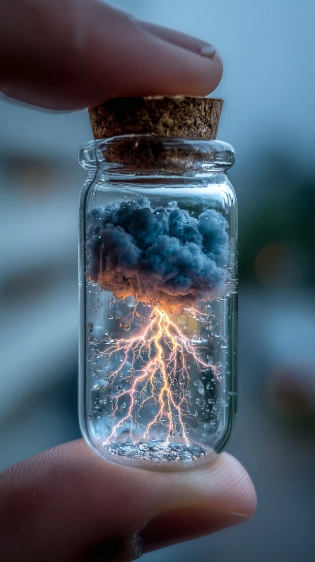 Lightning in a Capsule Ultra Detailed Photography