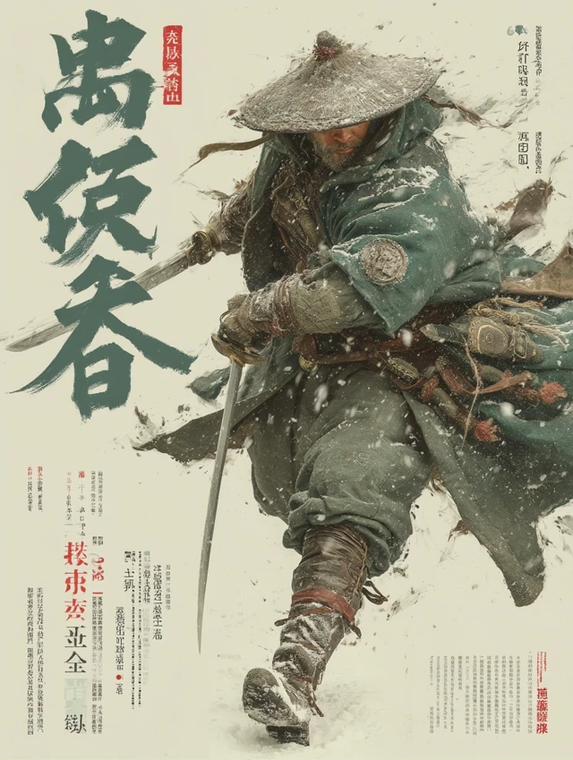 Yang Zhi: Water Margin Warrior in Ink Painting