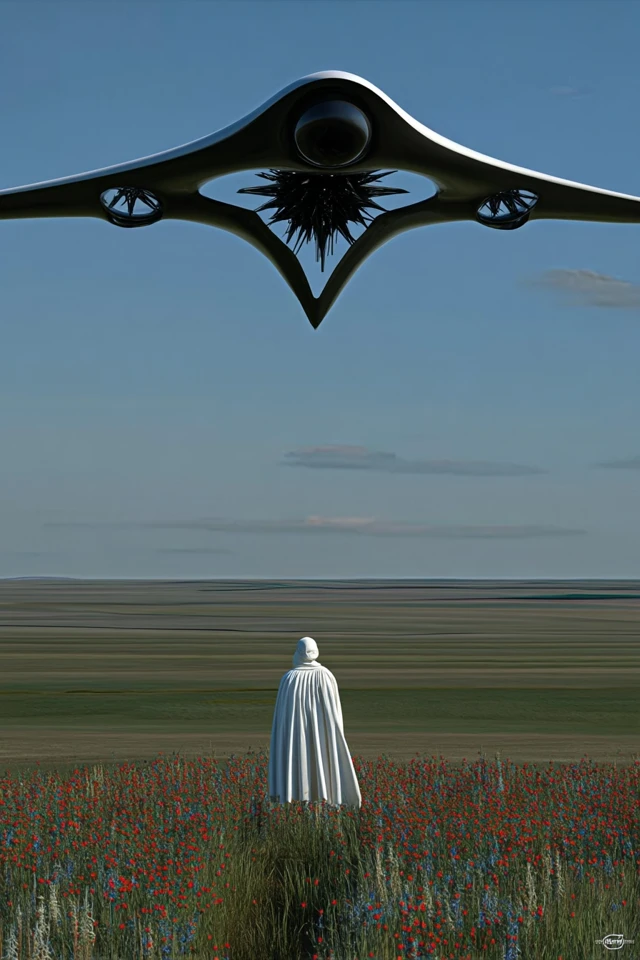 Apocalyptic SciFi Landscape Surreal Alien Machines