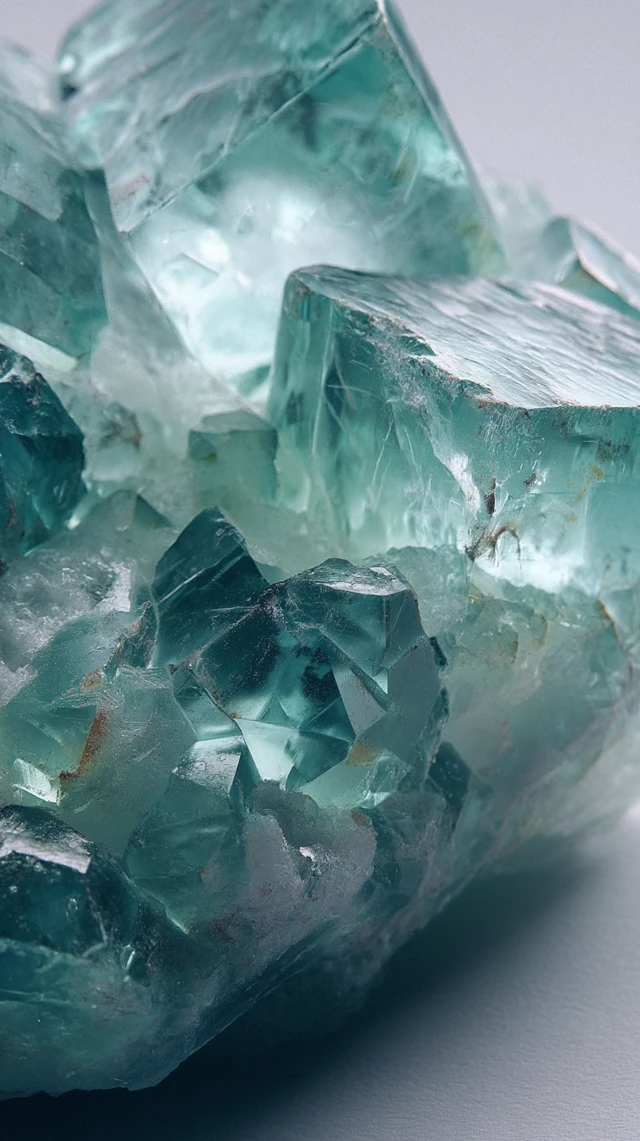 Menthol Stone Crystal Macro Photography