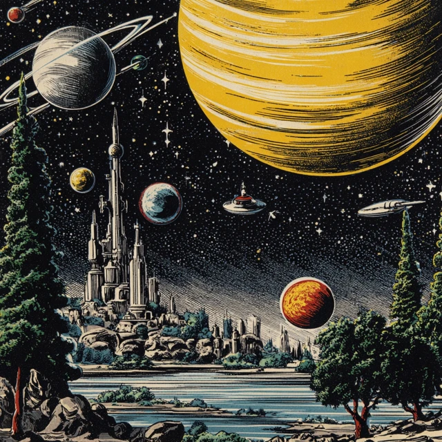 Forbidden Planet 1956 Roy Lichtenstein SciFi Poster