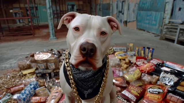 Dog Treats Rain Pitbull Playful Studio